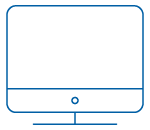 symbool van een computerscherm