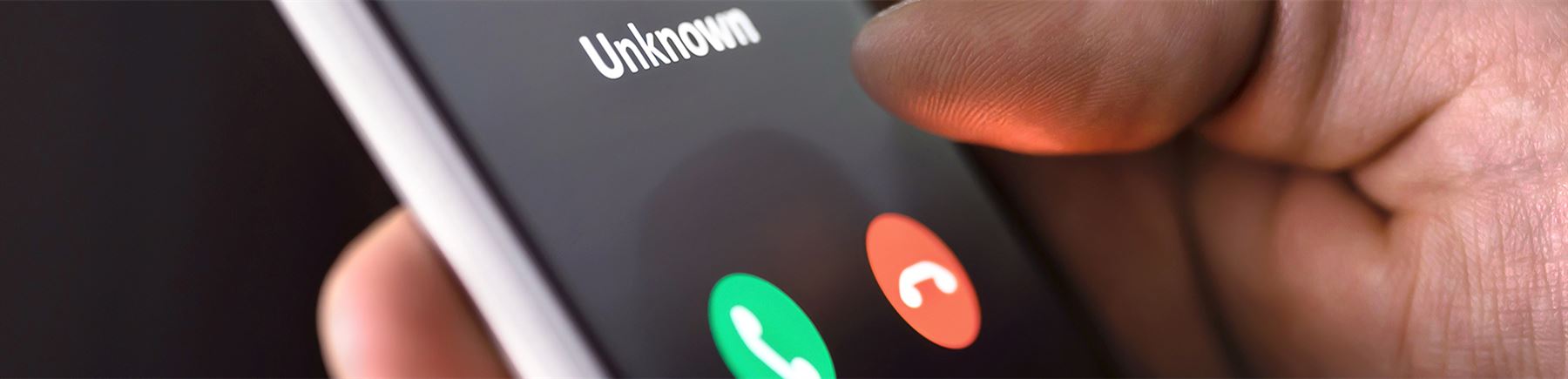 Telefoon met unknown beller