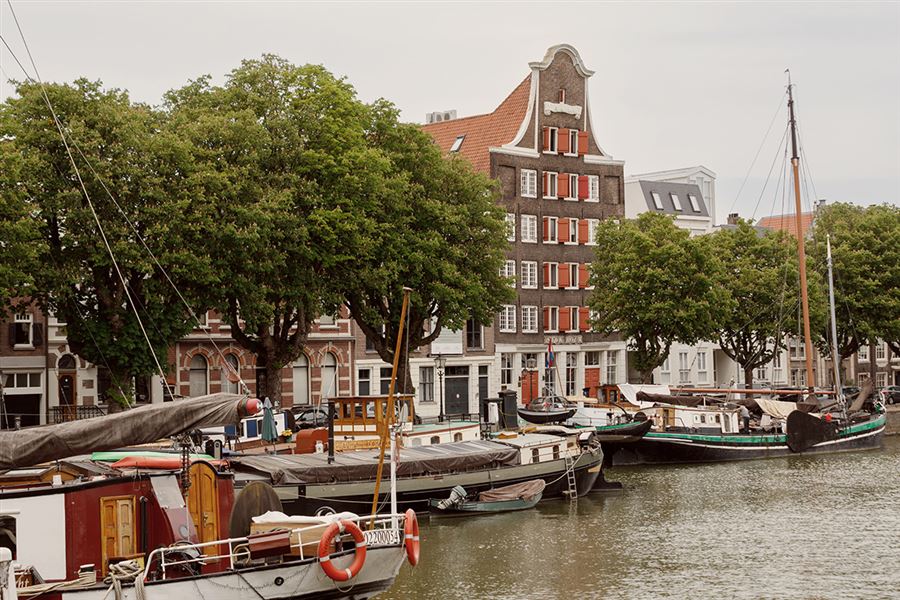 Grachtenpanden in Dordrecht